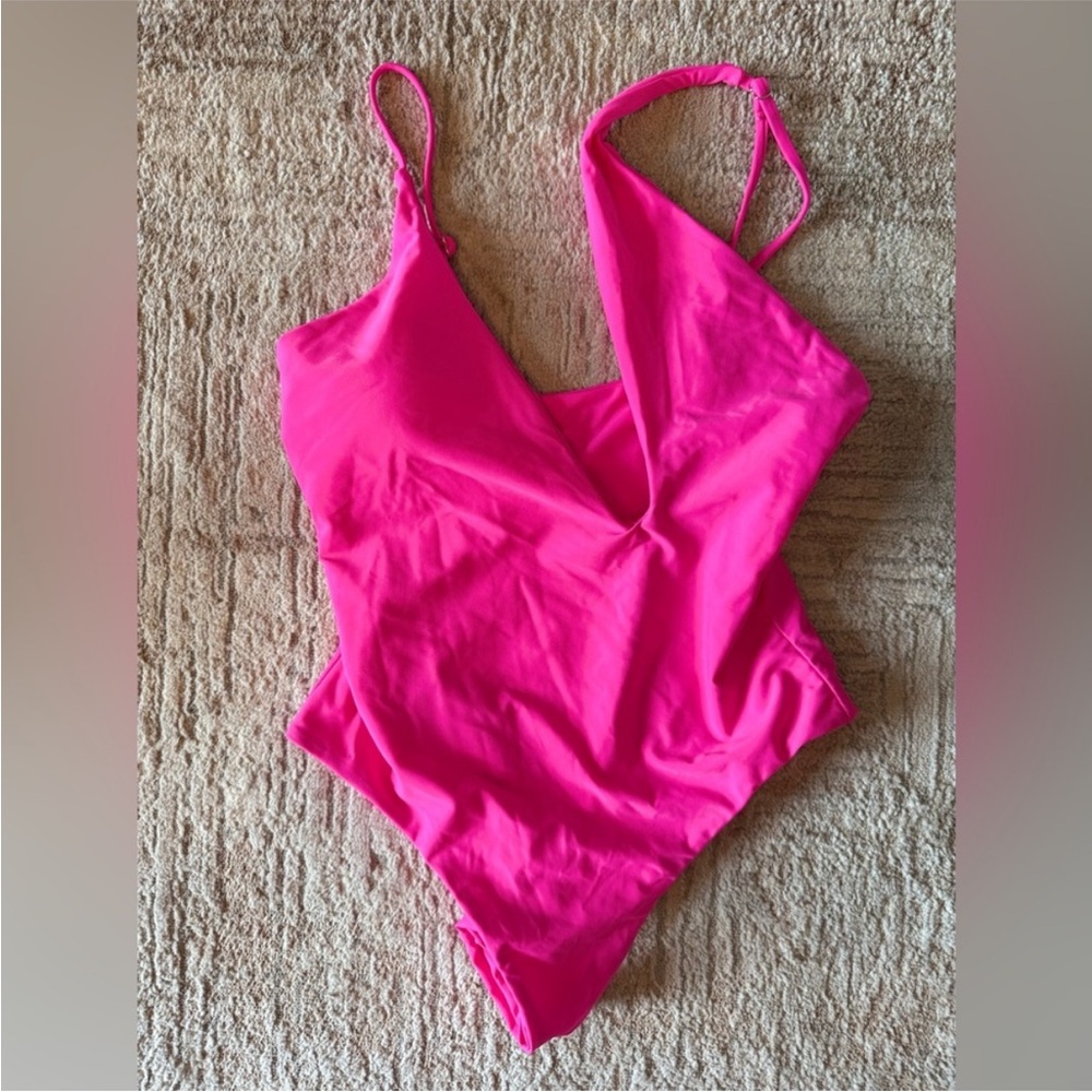 Vibrant Pink One-Piece Swimsuit